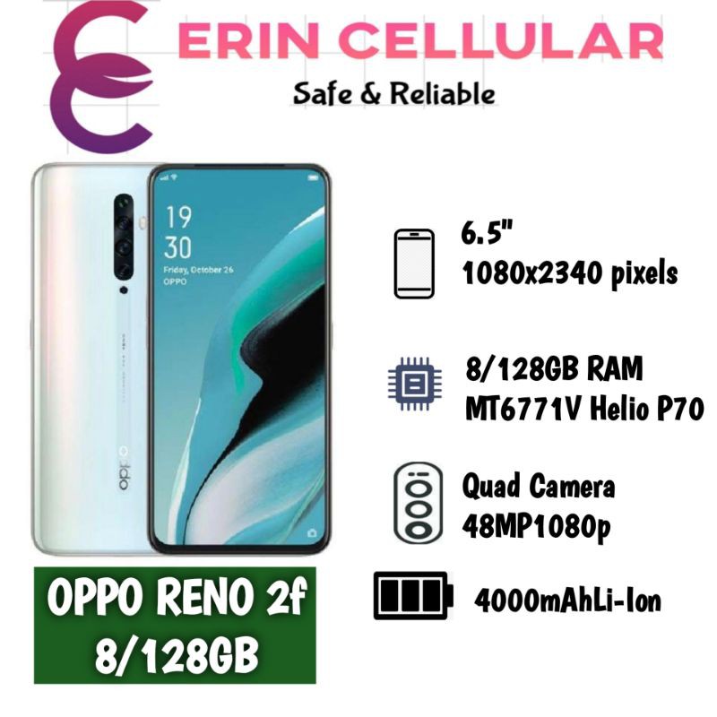 Jual OPPO RENO 2F RAM 8GB INTERNAL 128GB (RENO 2F RAM 8/128GB) - GRS