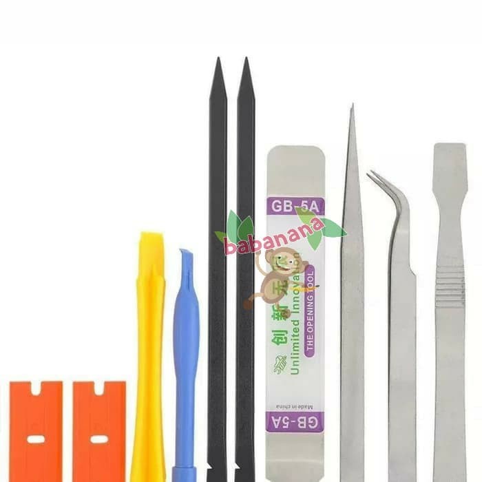 Smartphone 10 in 1 Repair Tools Set Kit Alat service gadget tablet