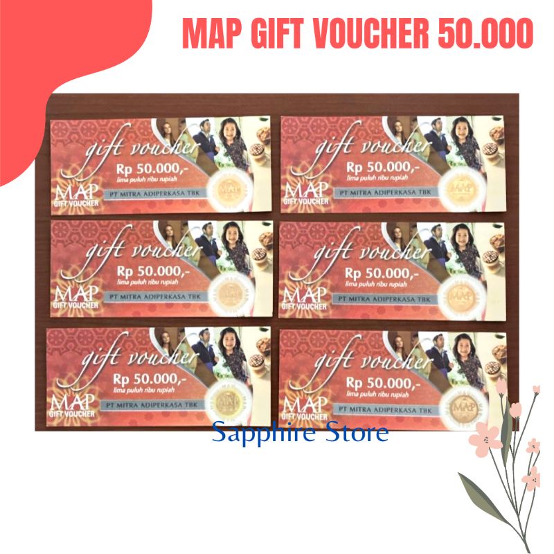 MAP GIFT VOUCHER 50RB 50K 50000
