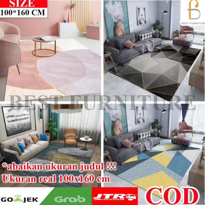 Best Karpet Bulu Polos Jumbo Karpet Japan Lantai uk 185x185