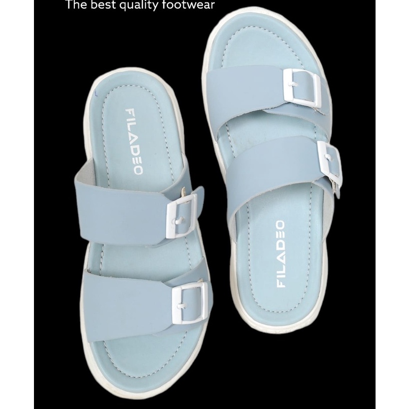 RECOMENDED!! sandal wanita FILADEO BAN DUA warna biru