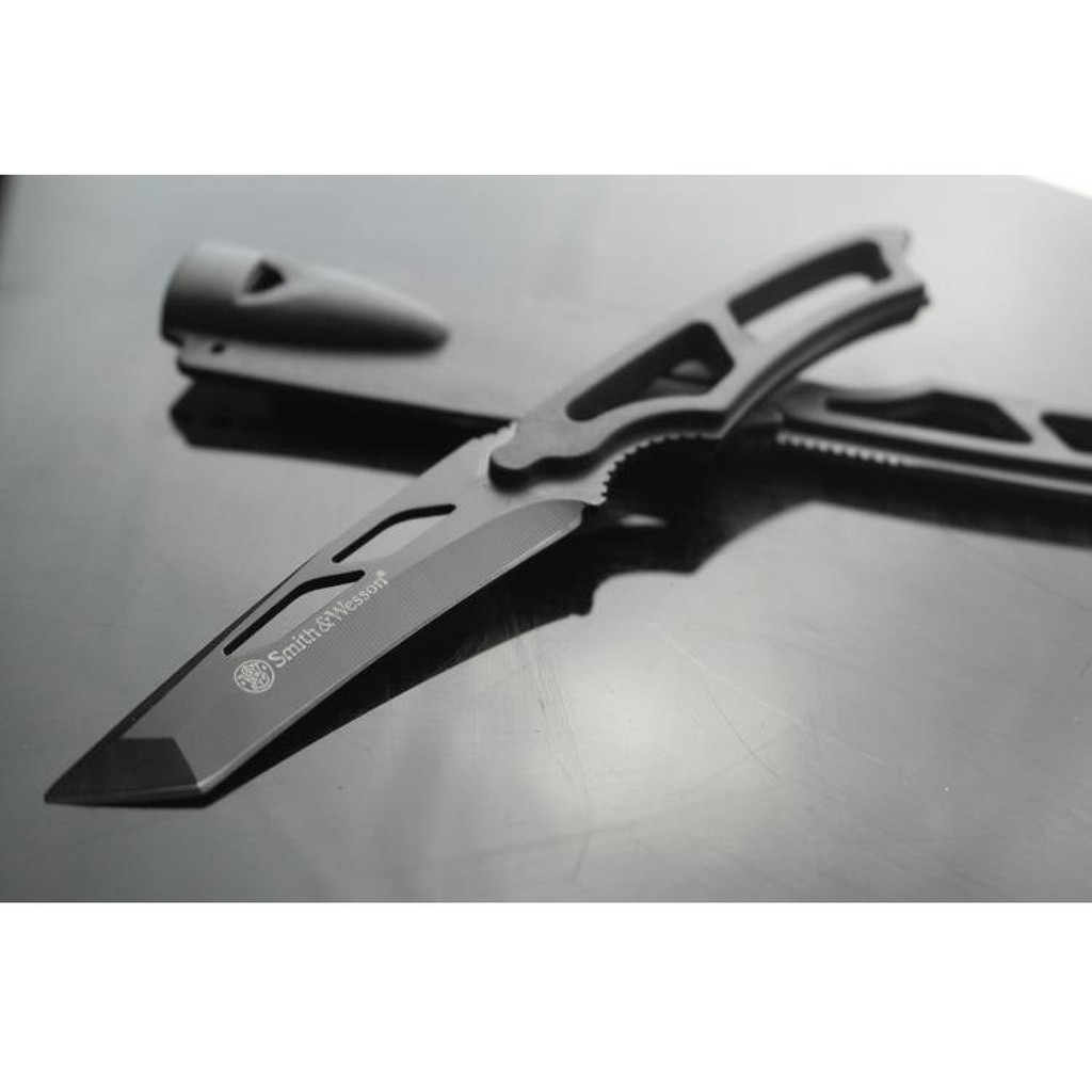 Pisau Berburu Stainless Steel edc Pisau camping Outdoor Smith & Wesson