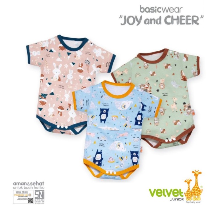 Jumper SEGITIGA Pendek Velvet / ARUCHI Newborn Bahan Halus