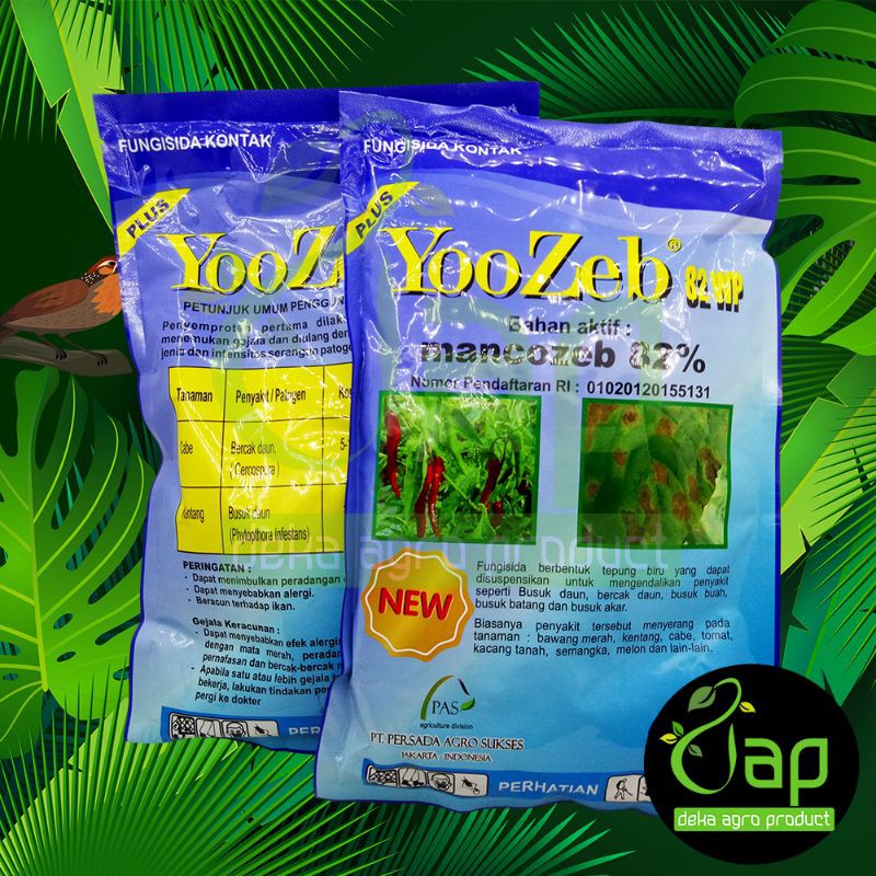 PROMO FUNGISIDA YOOZEB 82WP 500GRAM YOZEB bahan aktif mancozeb 82%
