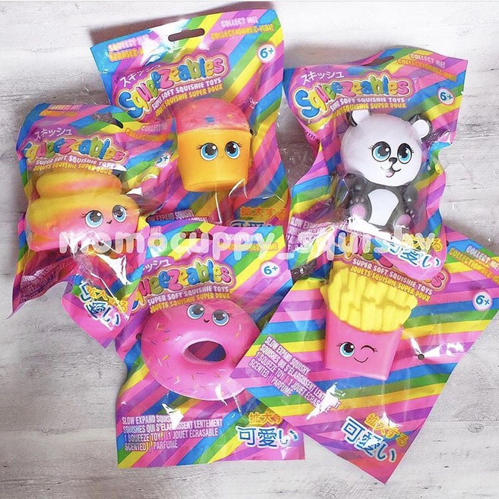 SQUEEZEABLES squishy licensed ( ORIGINAL AMERIKA, dijamin ORI)