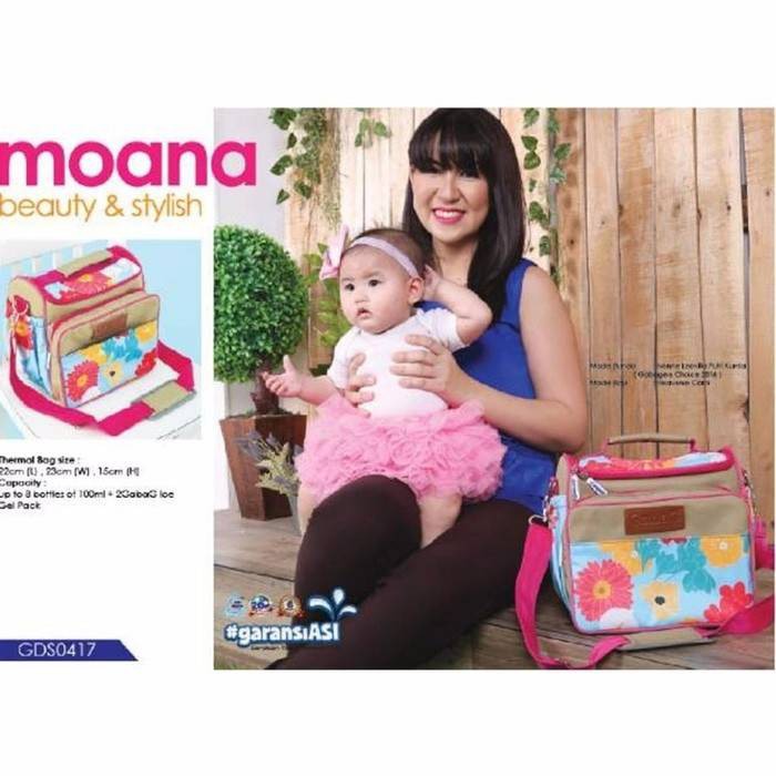 GABAG Sling MOANA Free 2 Ice Gel Besar - Cooler Thermal / Diaper Bag / Tas ASI