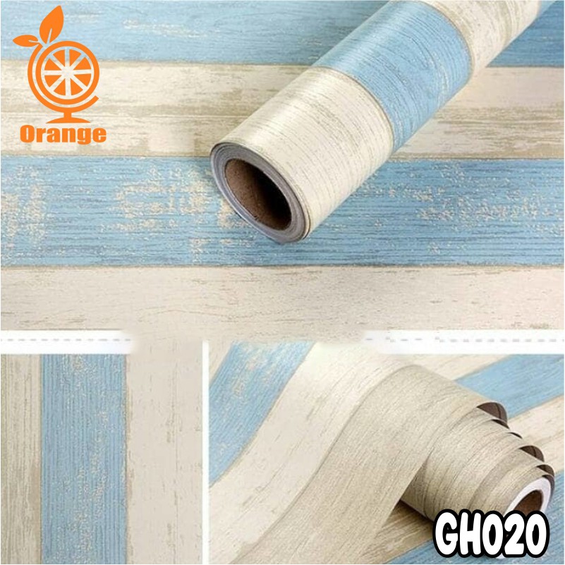 Wallpaper Stiker Dinding 3D Wallpaper Stiker Dinding Salur Wallpaper Stiker Dinding Ruang Tamu 45cmX10m Wallstiker-GH020