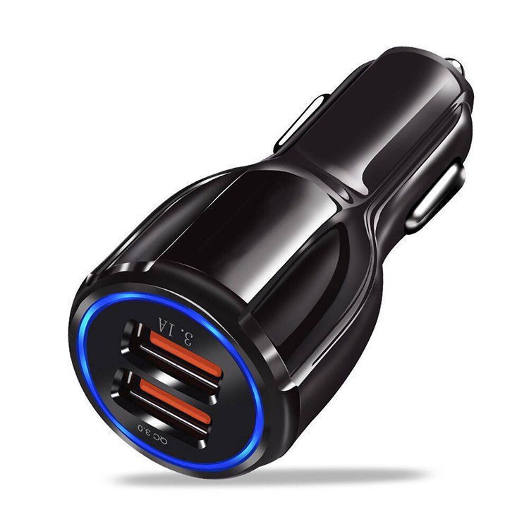 Car Charger Quick Charge Charger Mobil 2 Colokan Ports QC3.0 3.1A