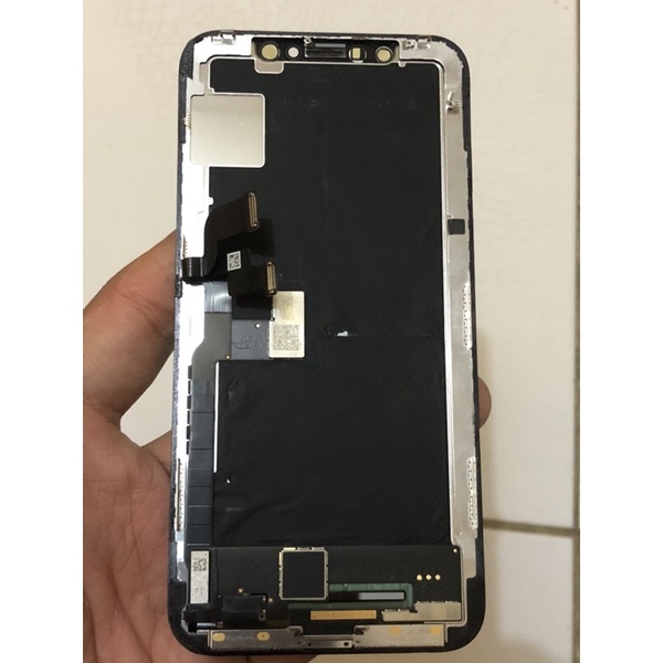lcd iphone x original copotan pecah kaca