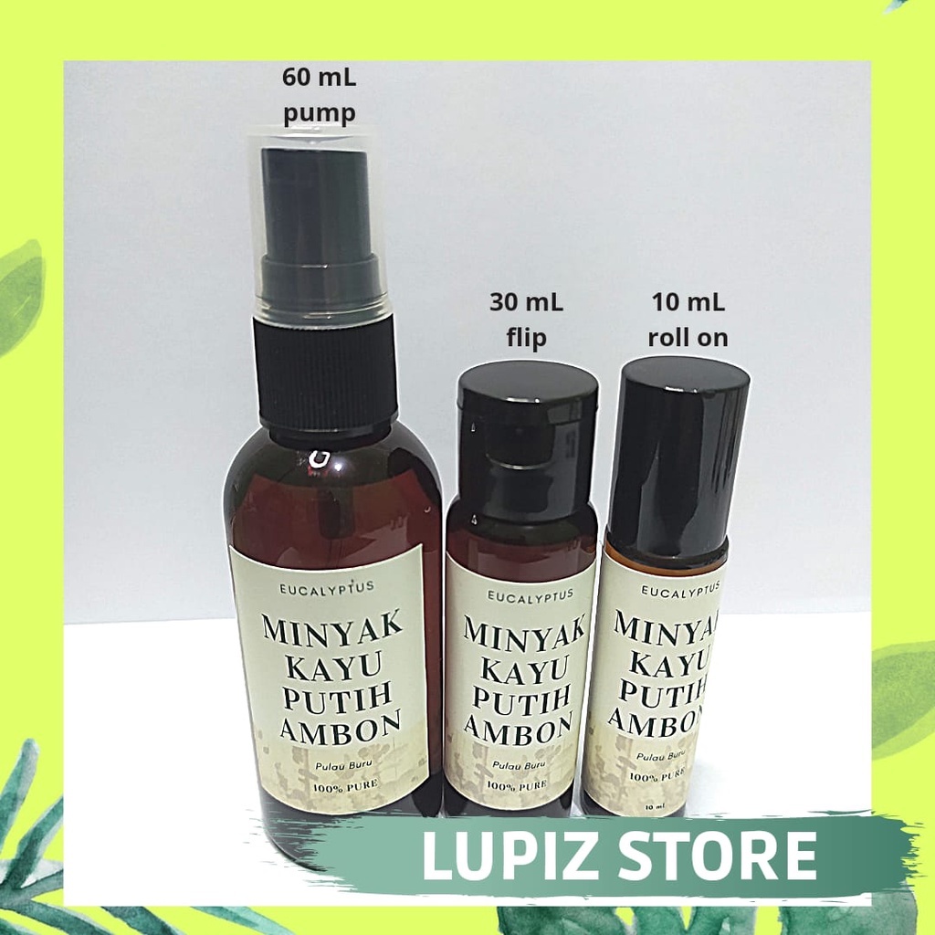 PAKET MINYAK KAYU PUTIH AMBON EUCALYPTUS OIL