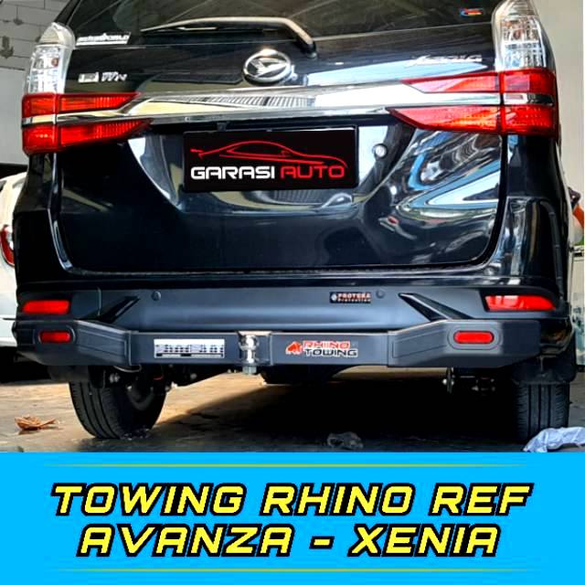 Tanduk Belakang Towing Bar Mobil Avanza Xenia Original Bumper Guard Rhino Besi Tebal - High Quality