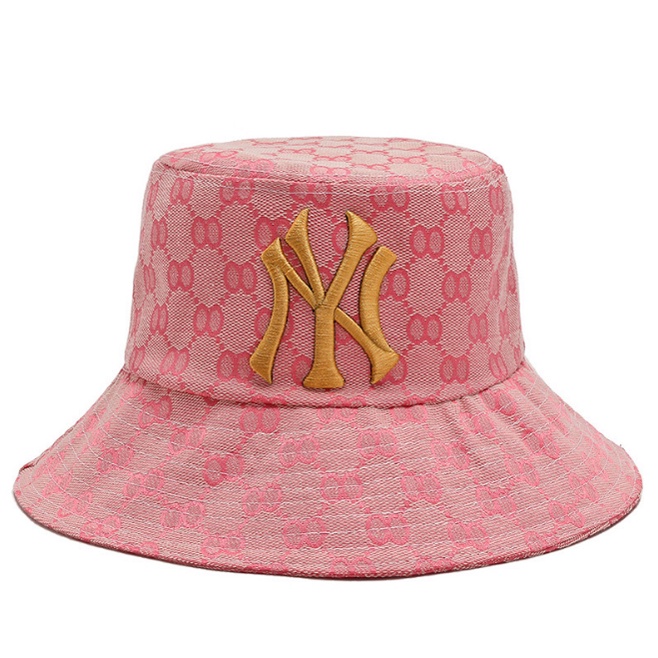 TOPI PANTAI SUMMER WANITA TOPI FASHION BUCKET NEW YORK YANKEES ANTI UV MATAHARI LIPAT LEBAR IMPORT WANITA PRIA HTO