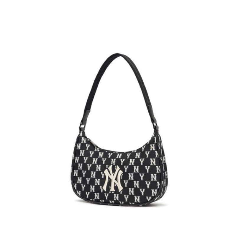 MLB MONOGRAM Hobo Bag NEW YORK YANKEES black ORIGINAL