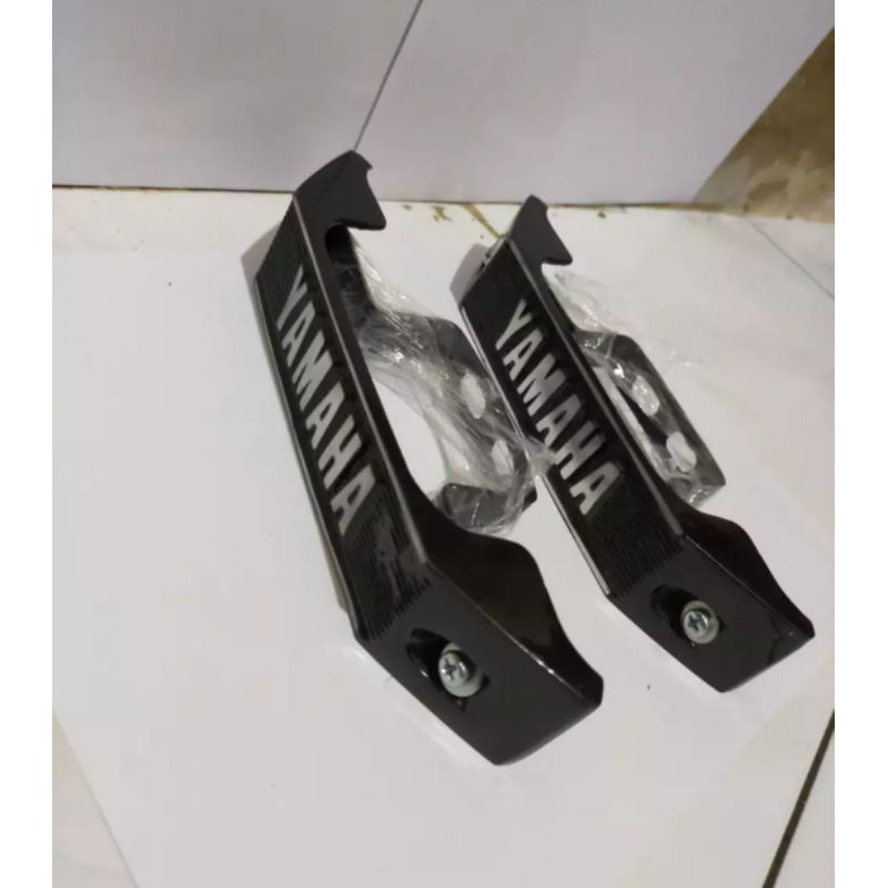 Emblem Kumis Yamaha Rx-King RX -King Lama Bahan Coran Silver Tebal