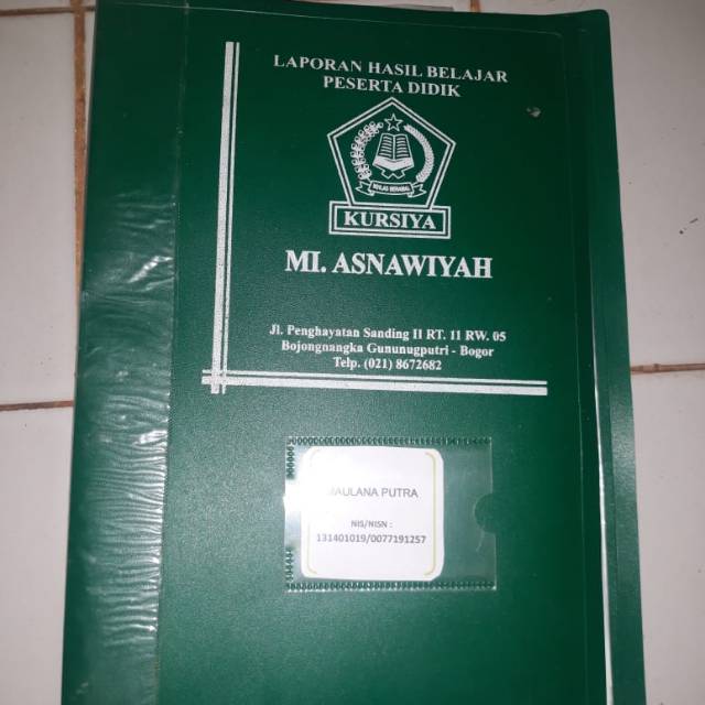 

Map Ijazah K13