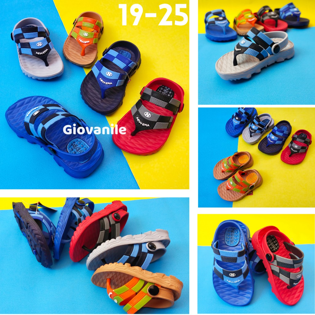 Sepatu Sandal Anak Laki-Laki Cowok Usia 6 Bulan Umur 1 2 3 Tahun Size 19 20 21 22 23 24 Sendal Gunun