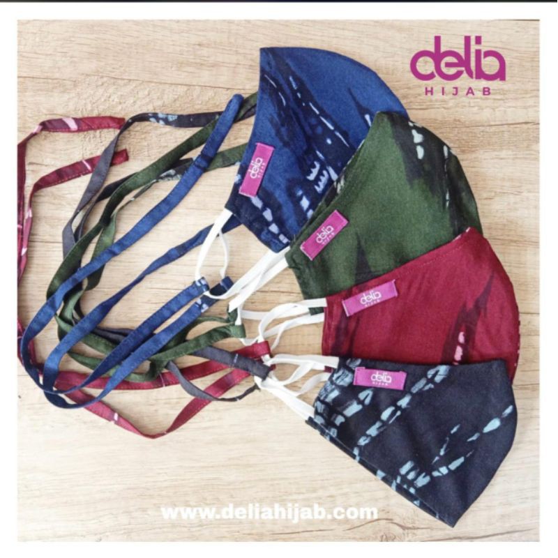 MASKER TIE DYE TERNYAMAN TERBEST SELLER DELIA HIJAB