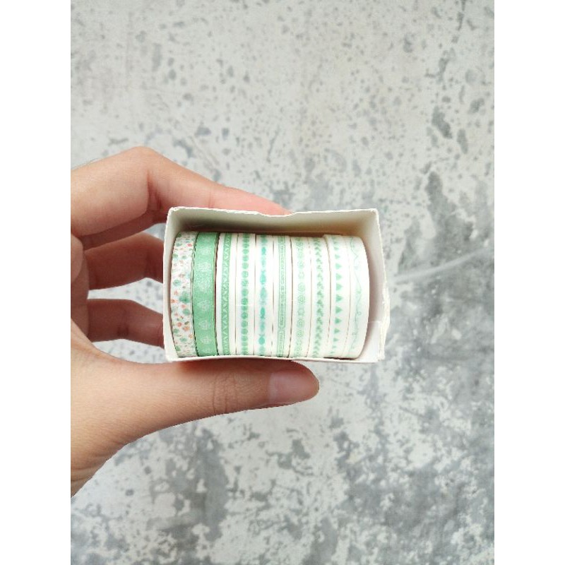 

Washi Tape Green Small 0,5cm Satuan