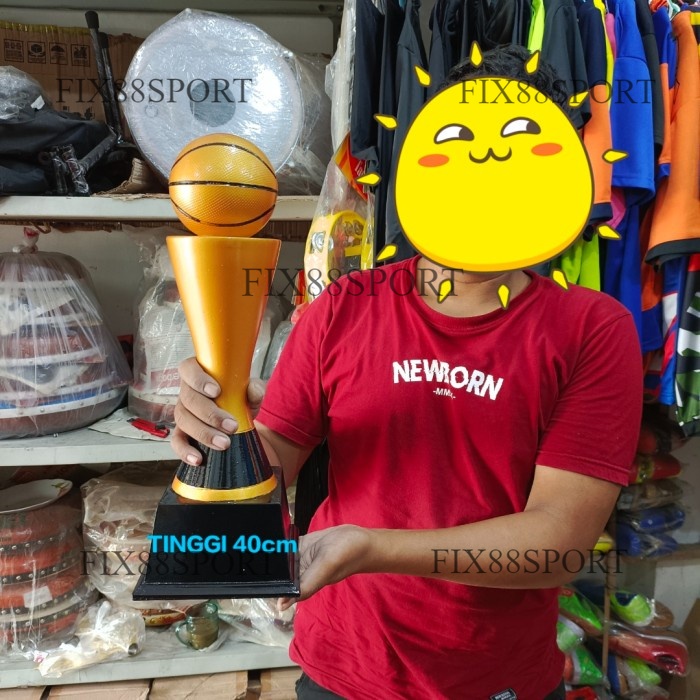 PIALA BOLA BASKET FIBER TROPHY BASKET TB SATUAN