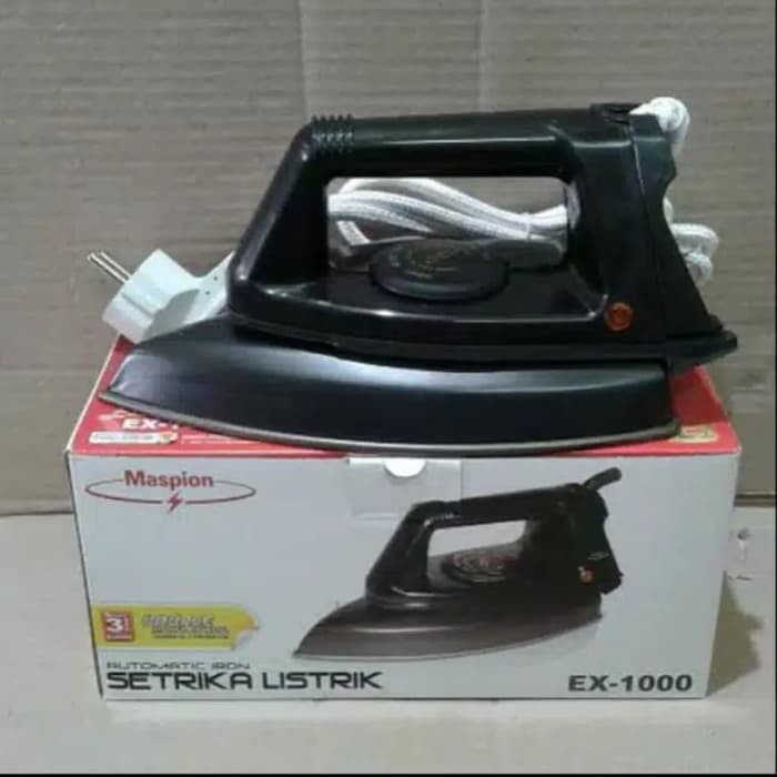 SETRIKA MASPION EX 1000 / MASPION SETRIKA LISTRIK EX 1000 / MASPION IRON EX 1000