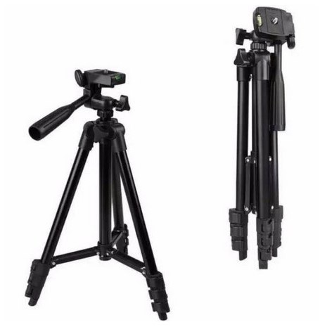 ITACC Tripod 3120 / 3210 FULL BLACK 1Meter + Holder U Universal Weifeng