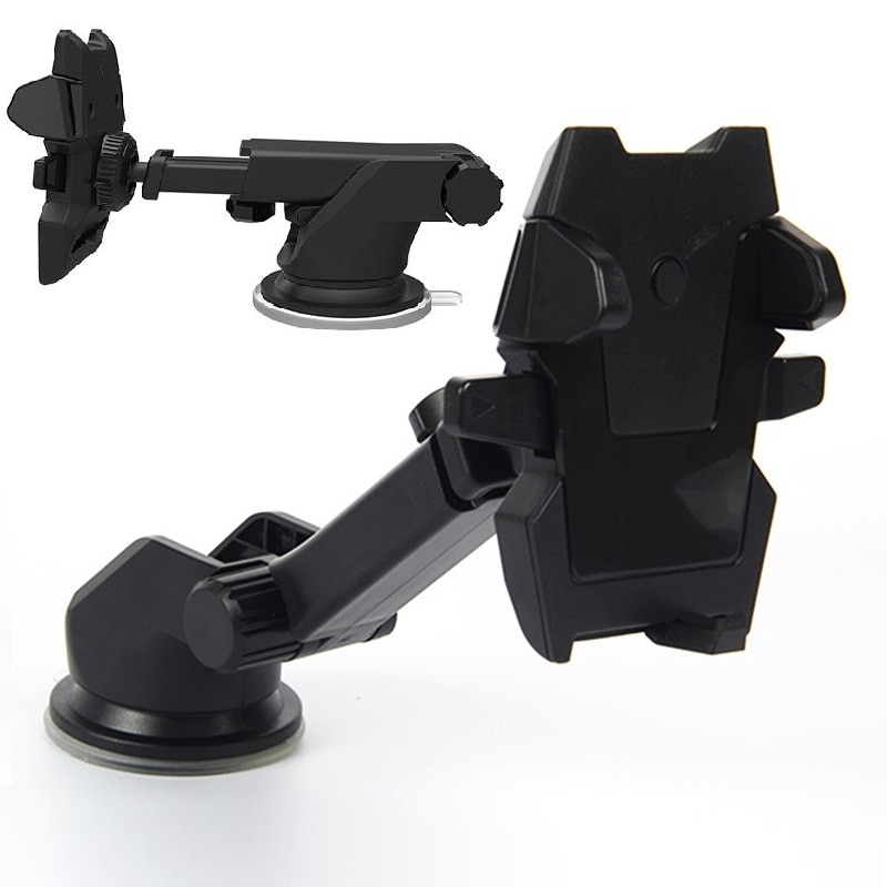 Holder HP untuk mobil Car Holder for HP Smartphone with Suction Cup android iphone Windshield Gravity Sucker Car Phone Holder Car Phone Mount Universal Car Phone Holder with Dashboard Air Vent Windshield Cell Phone Holder for iPhone Android