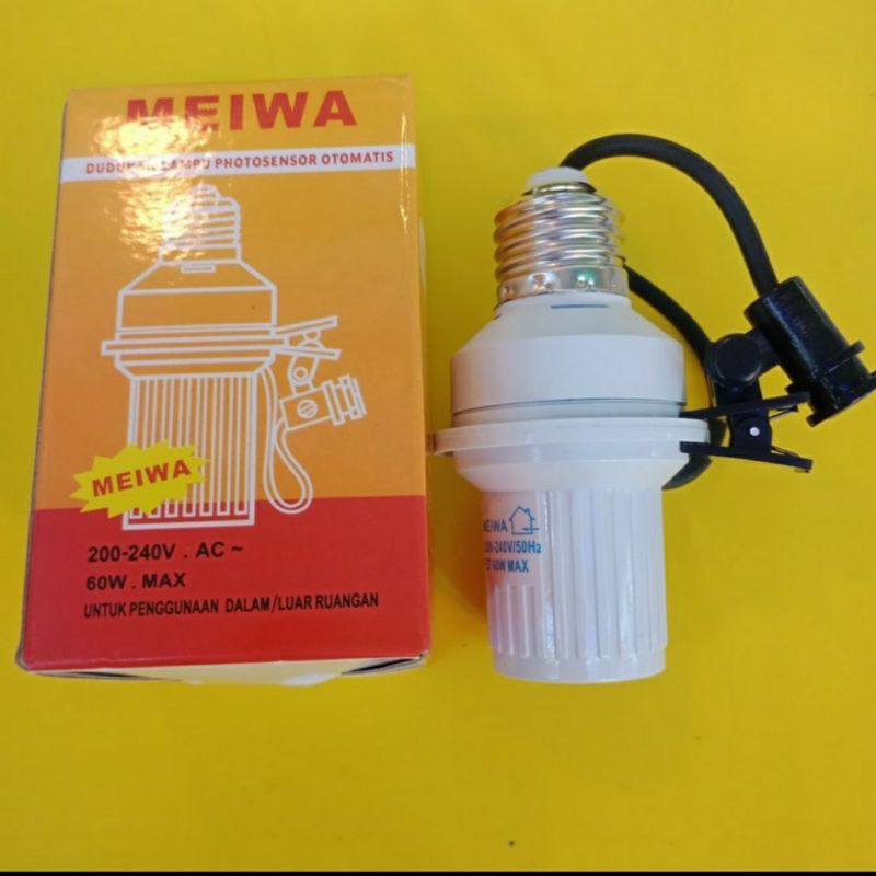 Meiwa Fiting sensor cahaya / sensor matahari / photocell / photo sensor