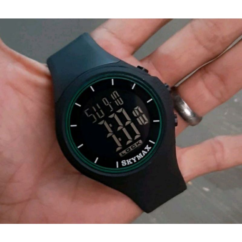 Jam Netizen Jam Tangan Skymax Jam Tangan Pria Tahan Air Menyelam Jam Tangan Couple Sepasang Free Baterai Box Analog Baterai Jam Tangan Waterproof-5