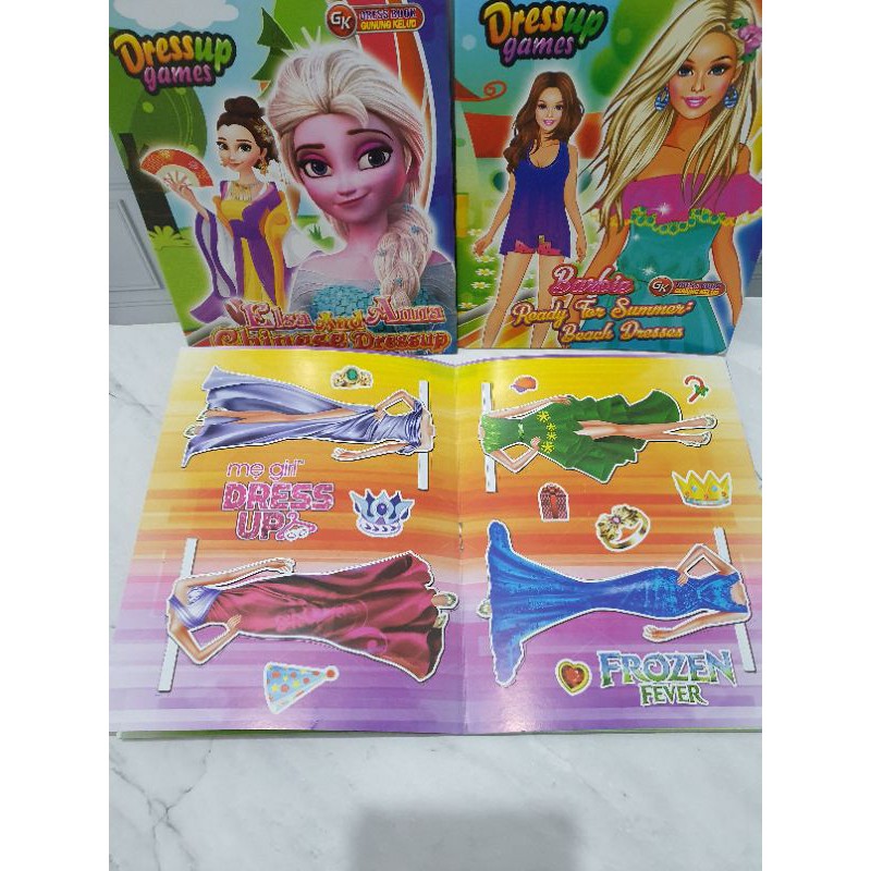bongkar pasang kertas/mainan baju bajuan/Dress up-6
