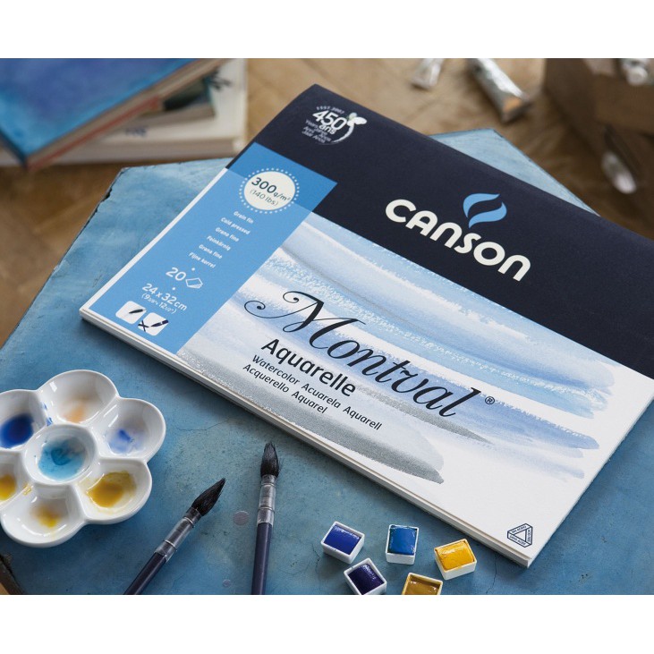 

Canson Montval Watercolor Pad 24x32cm