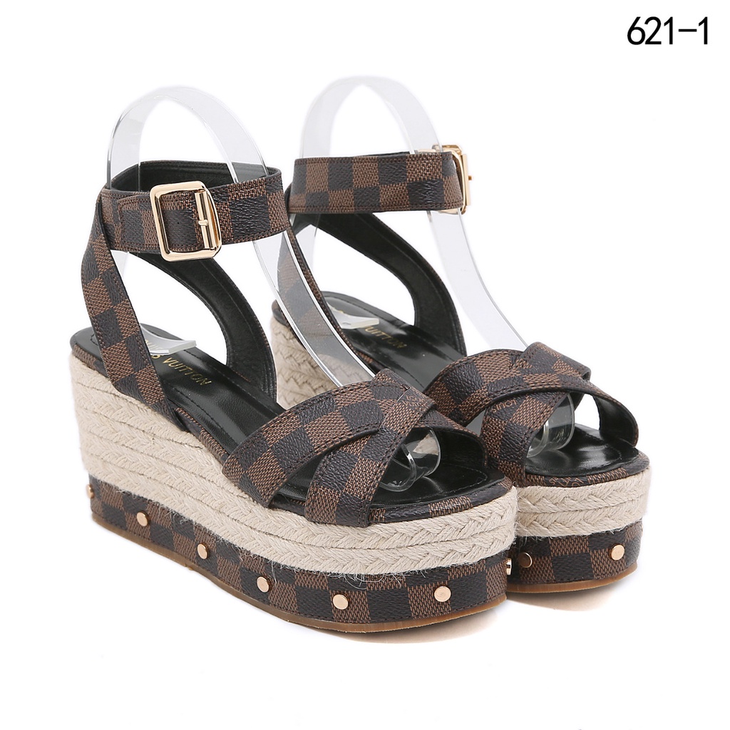 LV Louis Vuitton Wedges #621-1