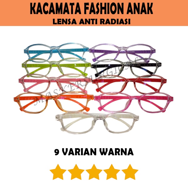 Kacamata Anak Anti Radiasi Blueray Komputer & Hp Kacamata Anti Sinar Biru Laki Perempuan Eye Protect