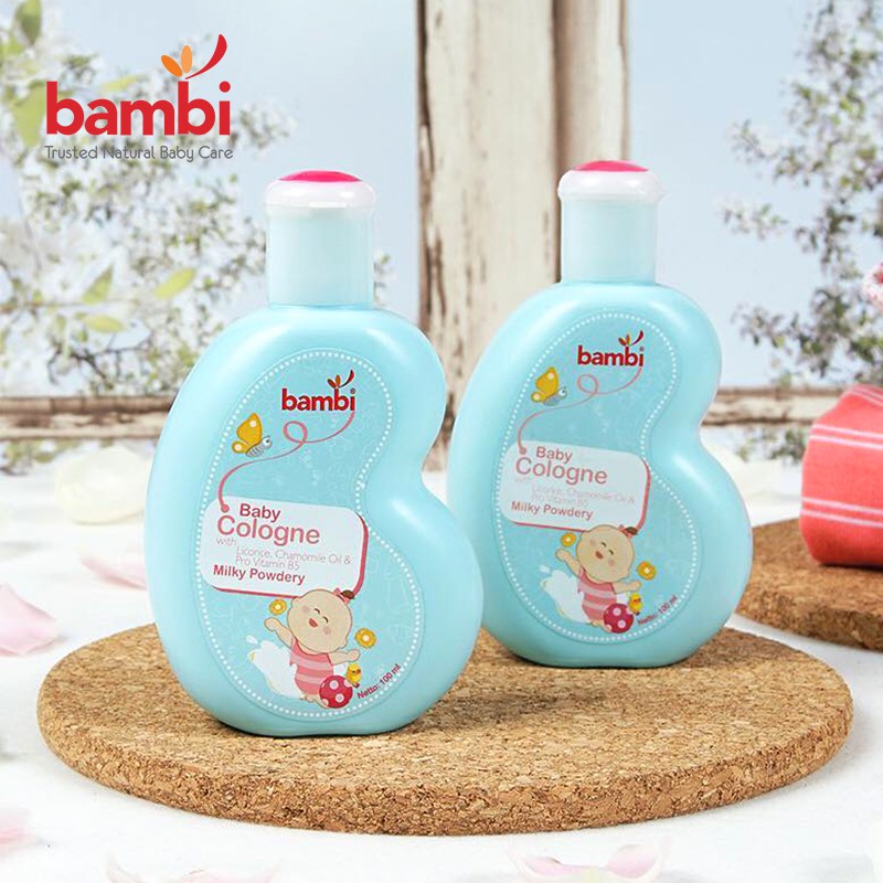 Bambi Baby Cologne Milky Powder 100 ML 7334/parfum baby