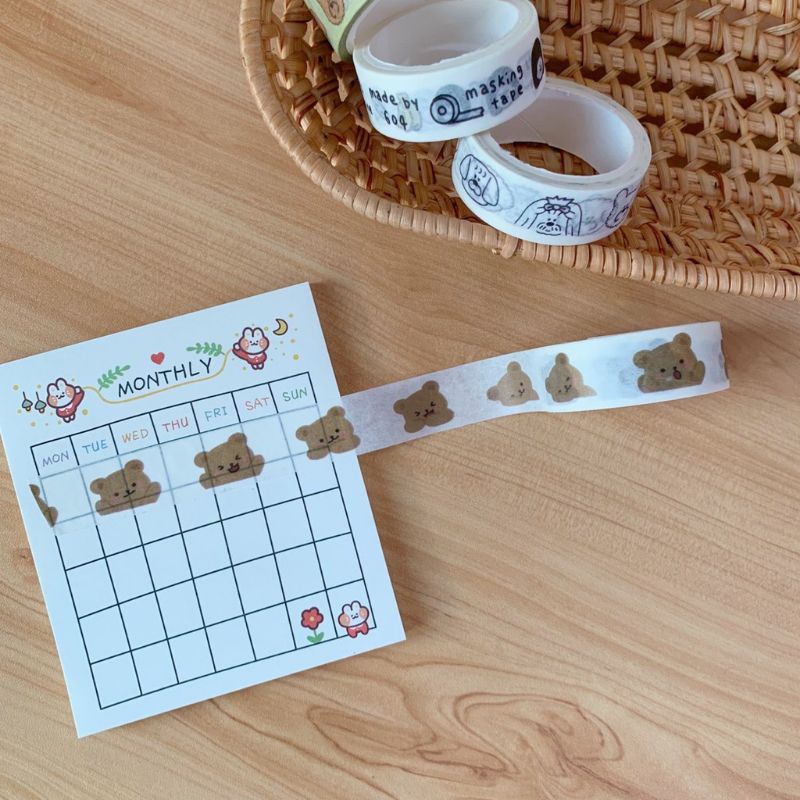 

Washi Tape Bear