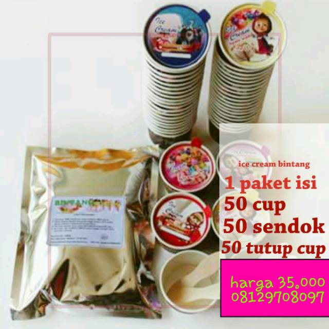 

Bubuk Ice Cream Bintang 1 kg muat 2 paket