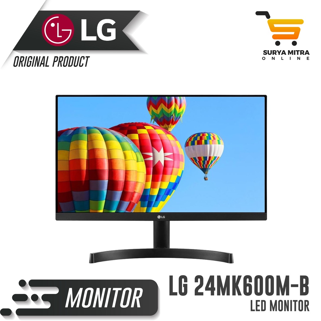 Monitor LG LED 24" 24MK600 / 24MK600M-B HDMI VGA
