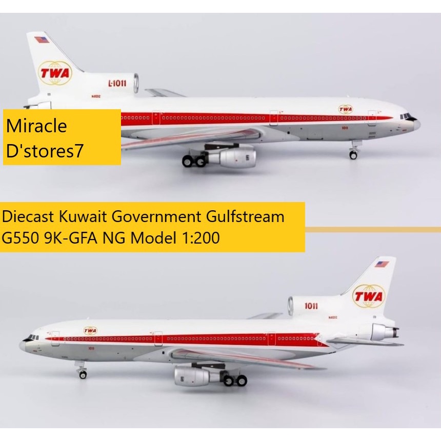 Diecast TWA L-1011-1 N41012 NG Model 1:400