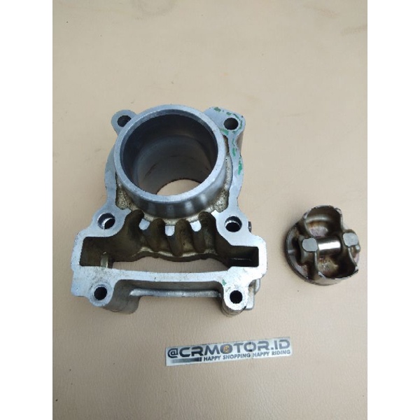 Original blok block cylinder Seher buring set piston mx 135 lama old