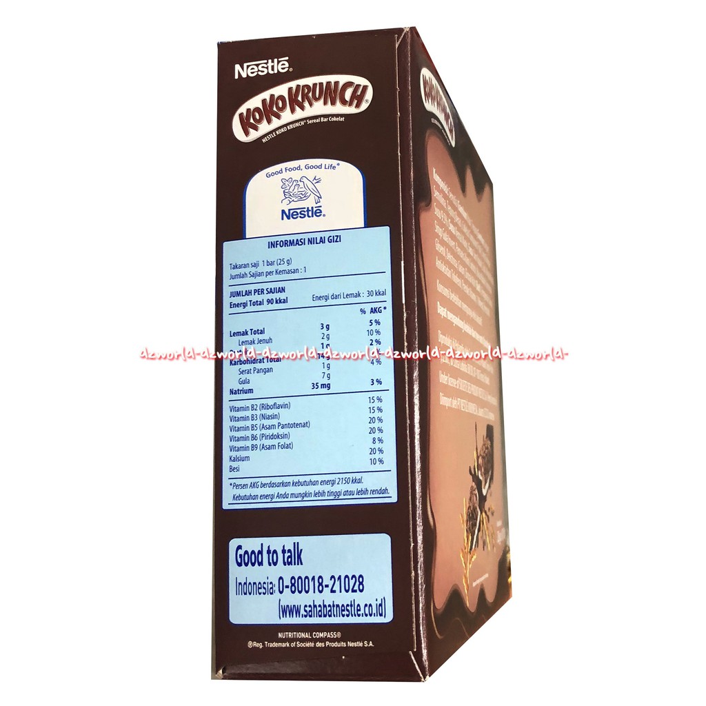 Nestle Koko Krunch Sereal Bar Cokelat 6 pcs Snack Koko Krunch