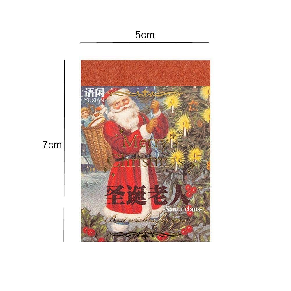 Solighter 30pcs Stiker DIY Craft Natal Hajatan Label Stationery Diary Christmas Stiker