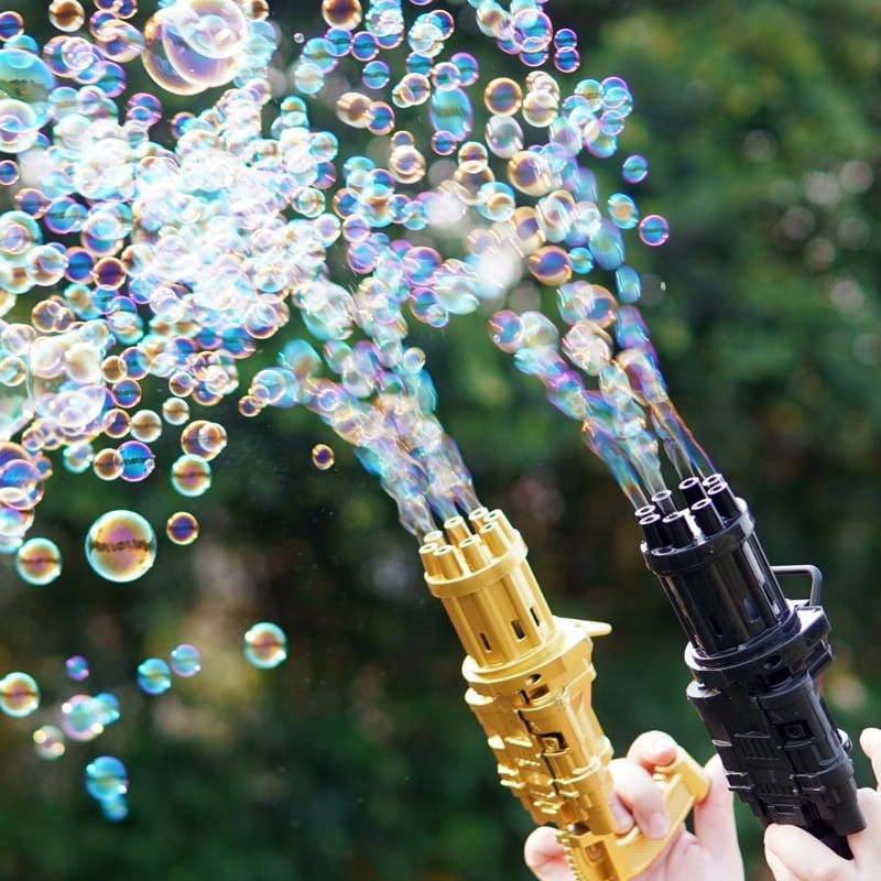 MAINAN BUBBLE GUN LAMPU DAN MUSIK TEMBAKAN GELEMBUNG BUBBLE ELEKTRIK TREND TIKTOK