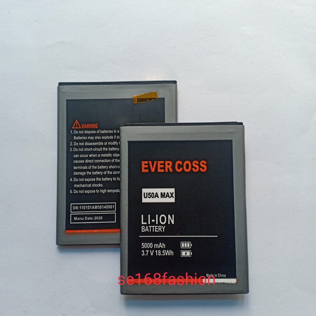 Baterai Evercoss U50A MAX Batre Batere Battery