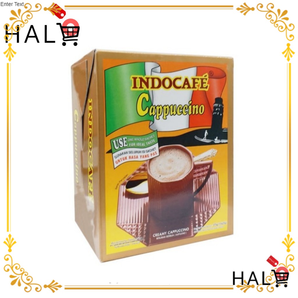 

INDOCAFEE CAPPUCINO 12X15X25 GR