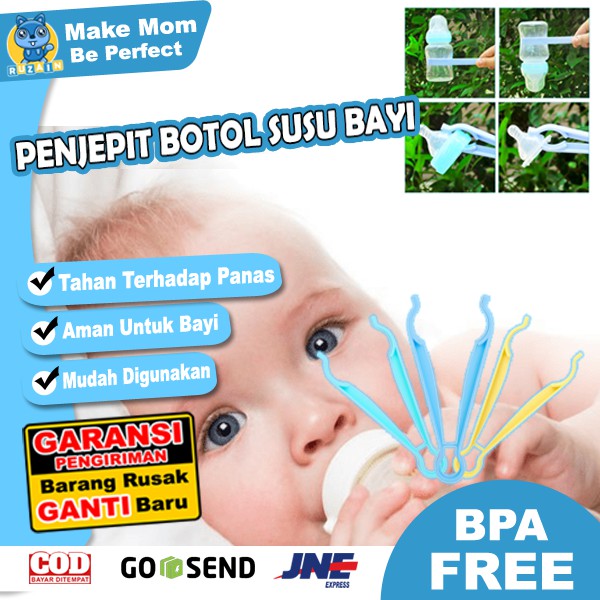 Penjepit Botol Susu Bayi | Penjepit Botol Asi Anti Slip | Penjepit Botol Anti Panas | Ruzain Mall