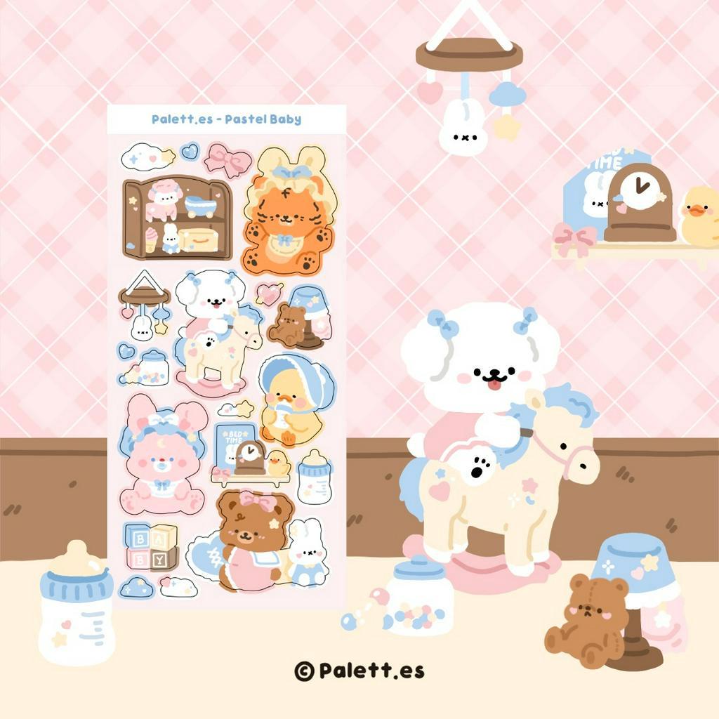 

Palett.es - Pastel Baby Sticker Sheet