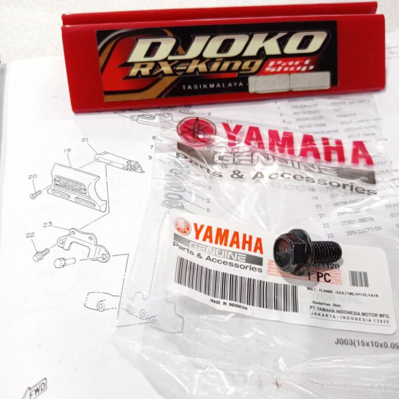 BAUT BREKET KLAKSON RX KING RXKING 1983-2001 TAHUN TUA LAWAS COBRA MASTER ASLI ORI ORIGINAL YAMAHA G