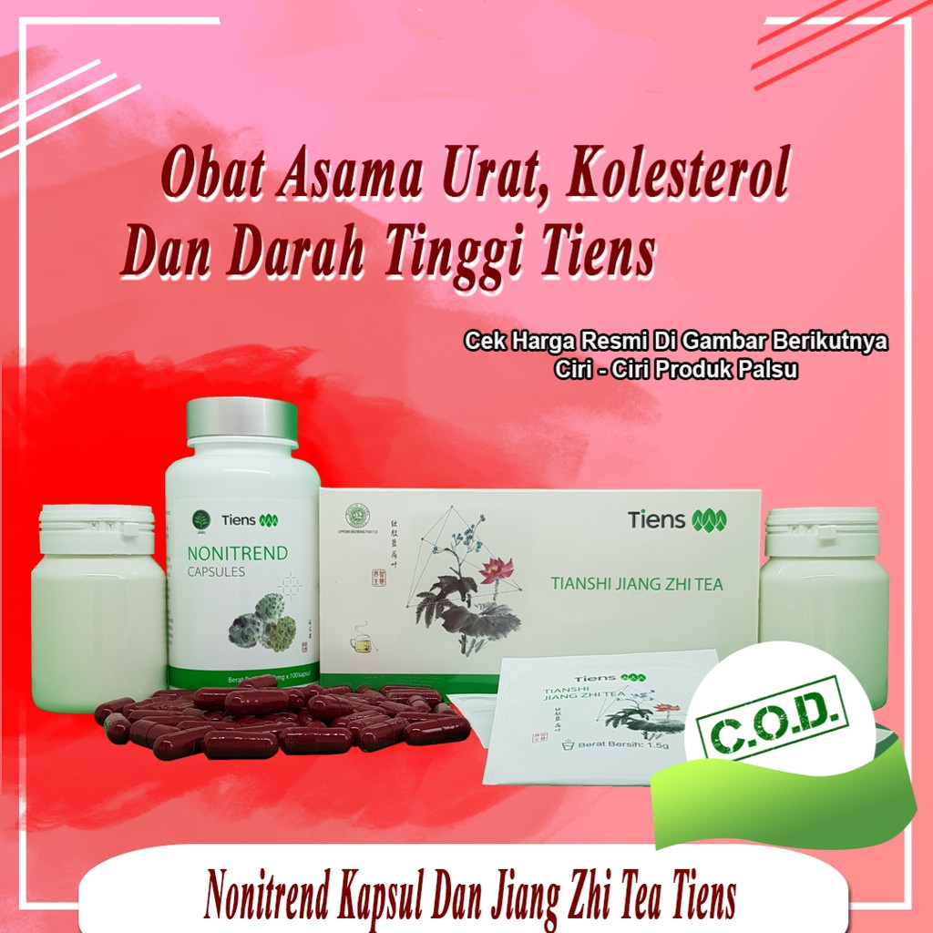 [BISA COD] Obat Kolesterol,Darah tinggi dan Asam Urat Original Tiens