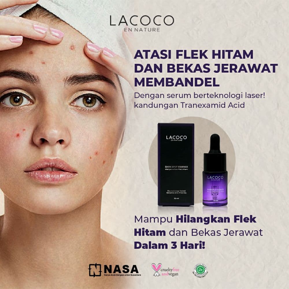 Lacoco Darkspot Essence Lacoco Anti Flek Serum Flek Hitam Shopee Indonesia