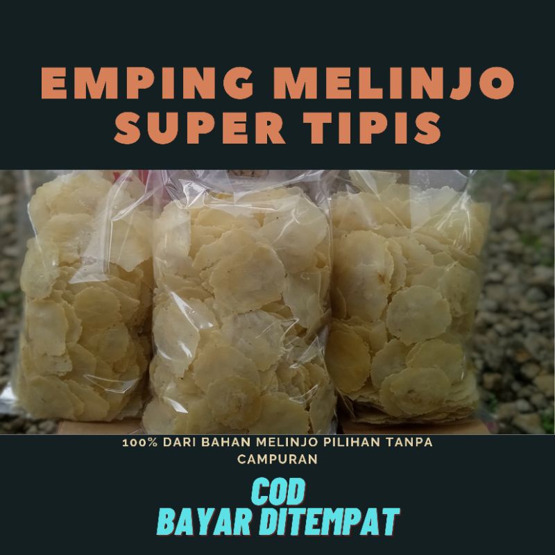 

EMPING MELINJO MENTAH ASLI LIMPUNG SUPER TIPIS 500GRAM