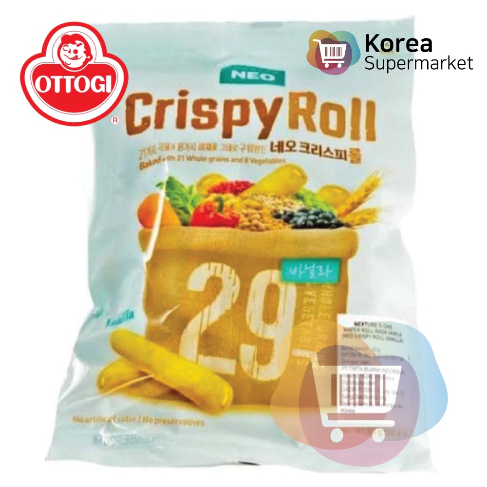 Neo Crispy Roll Vanilla 80gr - Korea Healthy Snack